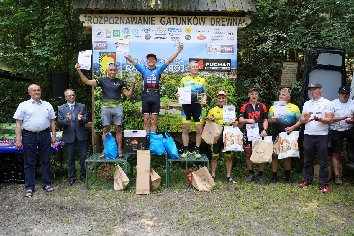 Zwycięzcy na podium.